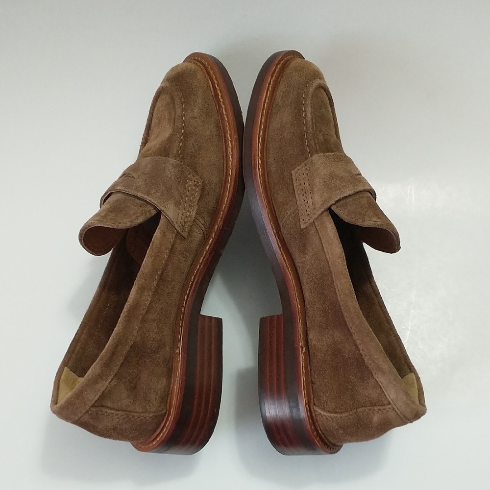 NEW Sofft Mara Penny Tan, Brown Suede Women's Loafers. Round-Toe Size-6.5 - Picture 7 of 11